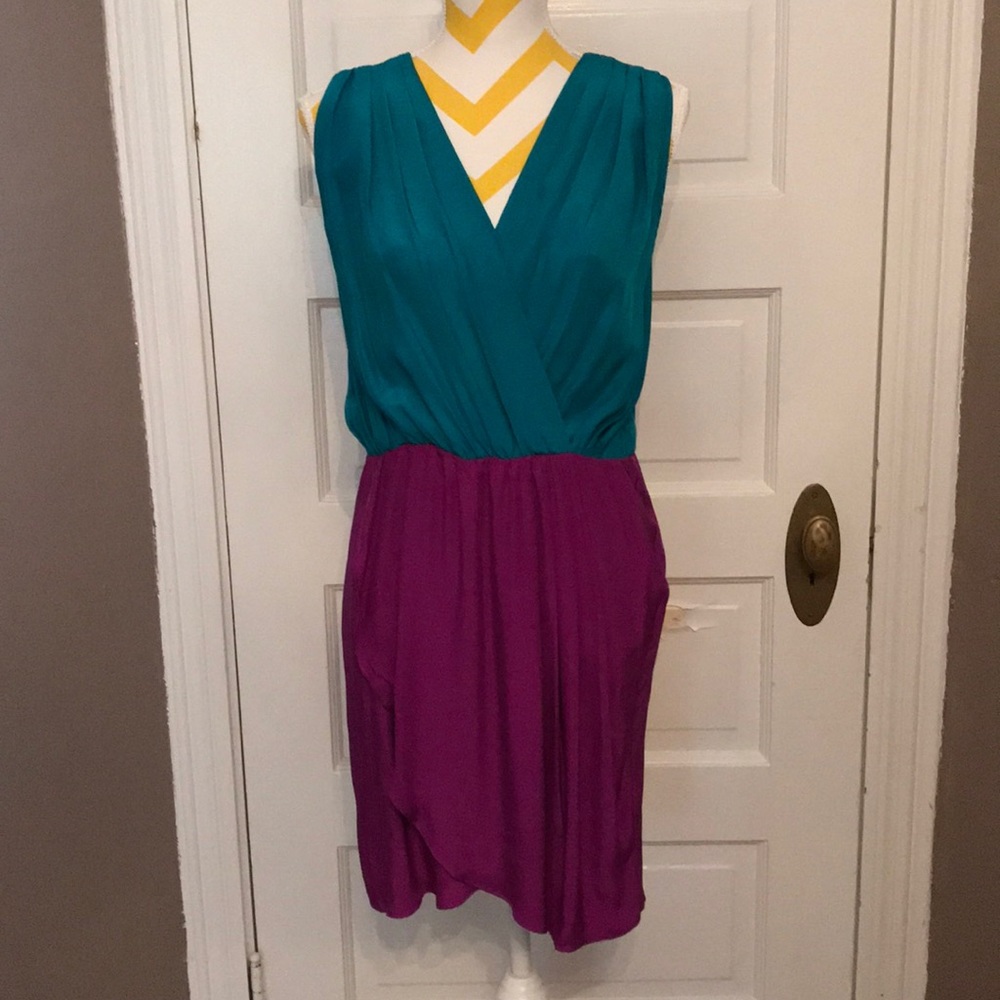 🎀 BLAQUE LABEL Color block dress size Large